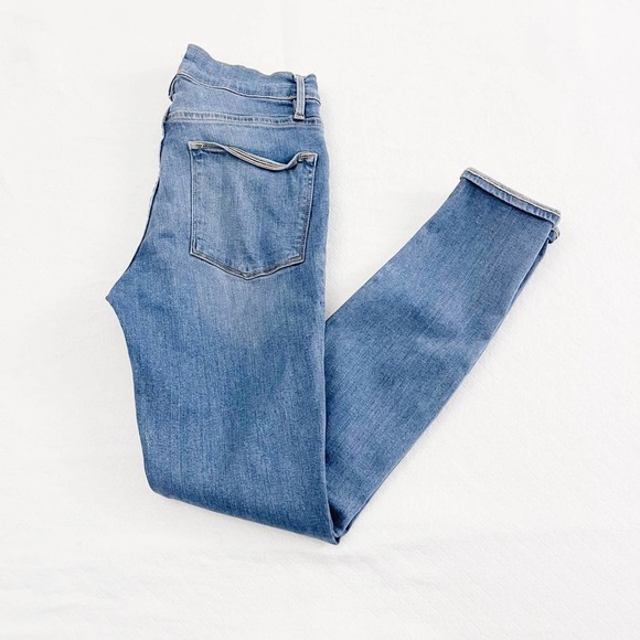 Frame Le High Skinny Light-Med Wash Denim Jeans SZ26 - Picture 3 of 7